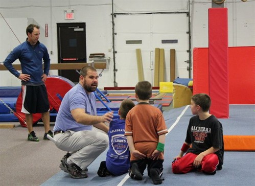 Kyle Talking With 3 Children 2011